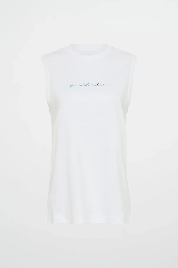 Cursive Logo Tank 101