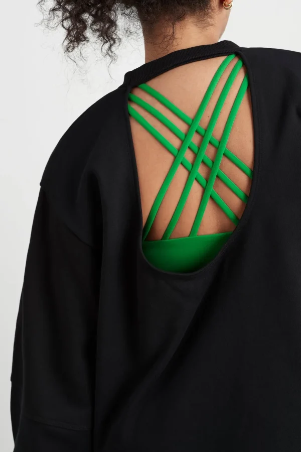Cut Out Back Crew Jumper 417