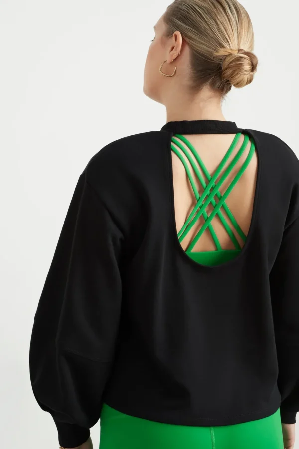 Cut Out Back Crew Jumper 417