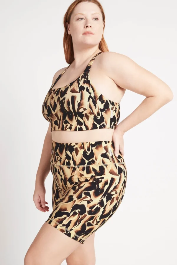 Cut Out Cross Back Sports Bra 314