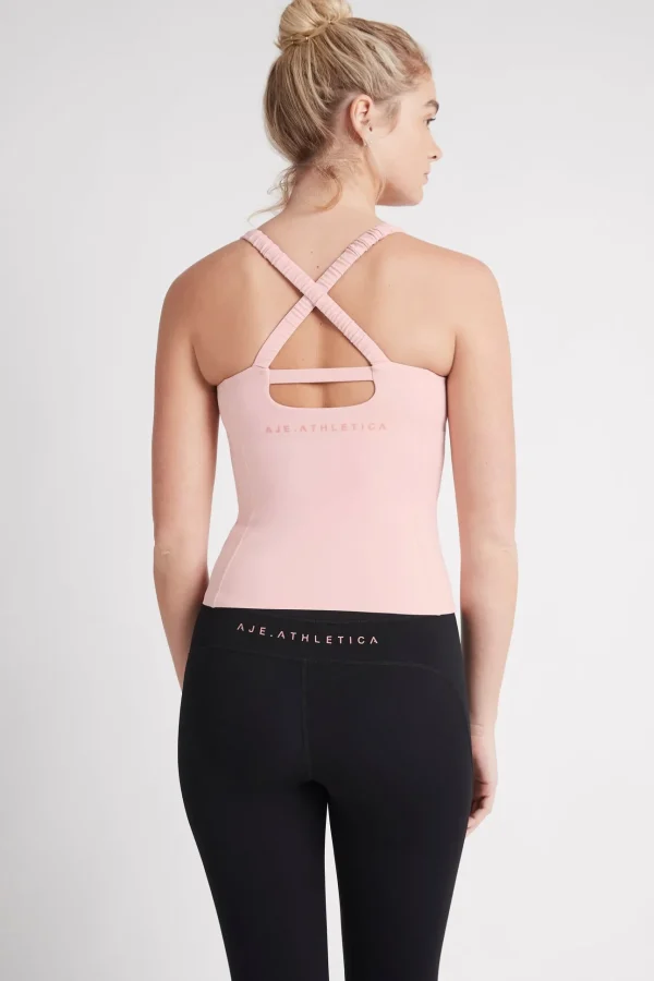 Cut Out Cross Back Tank Top 125