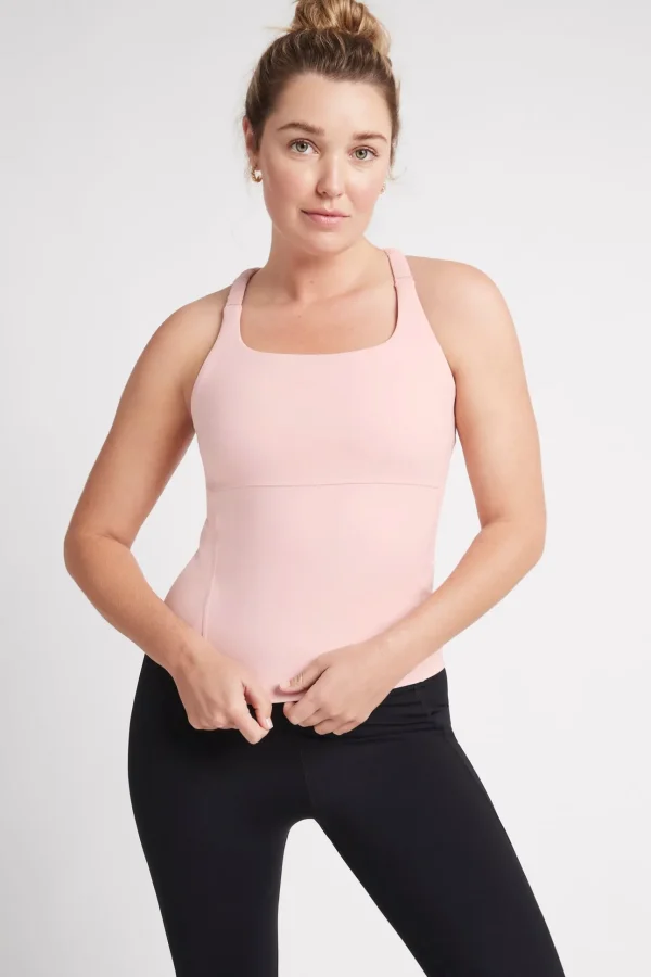 Cut Out Cross Back Tank Top 125