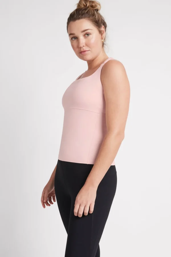 Cut Out Cross Back Tank Top 125