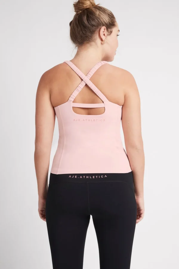 Cut Out Cross Back Tank Top 125