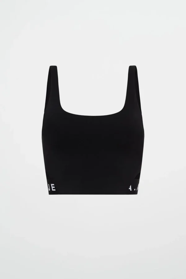Cut Out Elastic Sports Bra 337