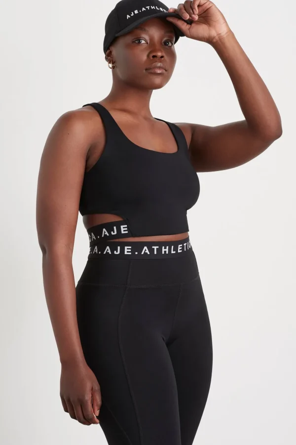 Cut Out Elastic Sports Bra 337