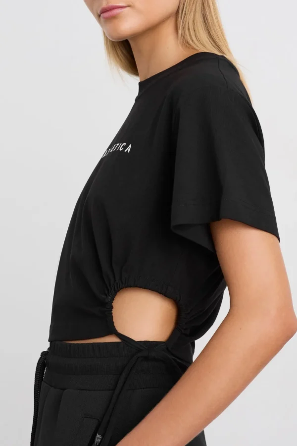 Drawcord Cut Out Crop 161