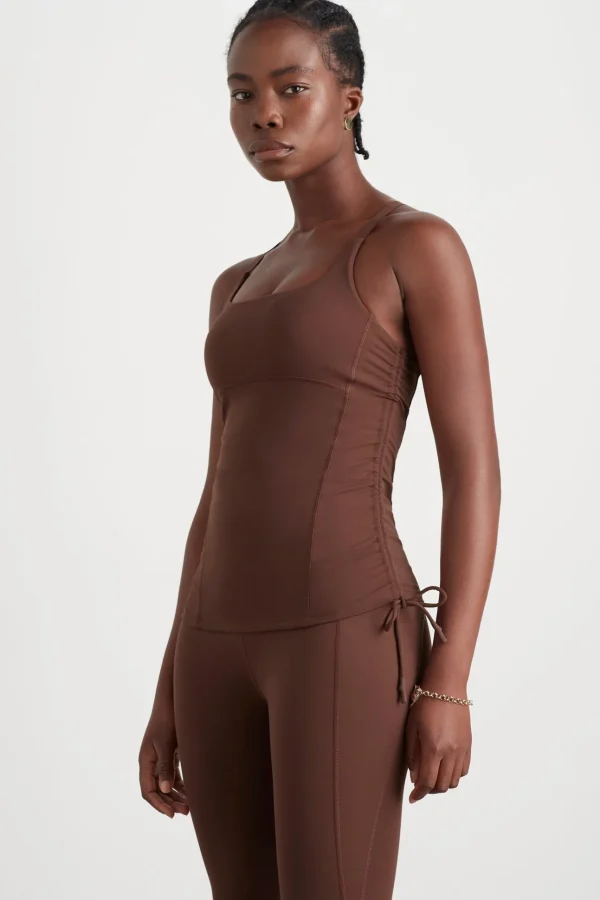 Drawcord Racerback Tank 128