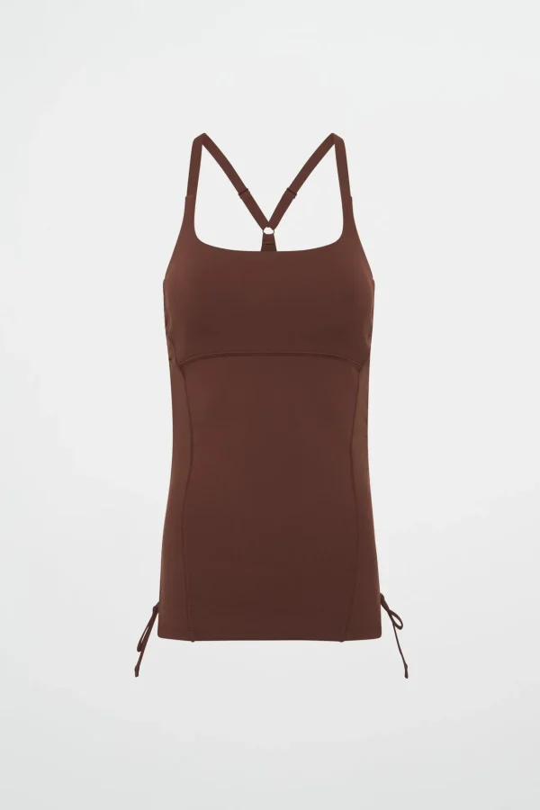 Drawcord Racerback Tank 128