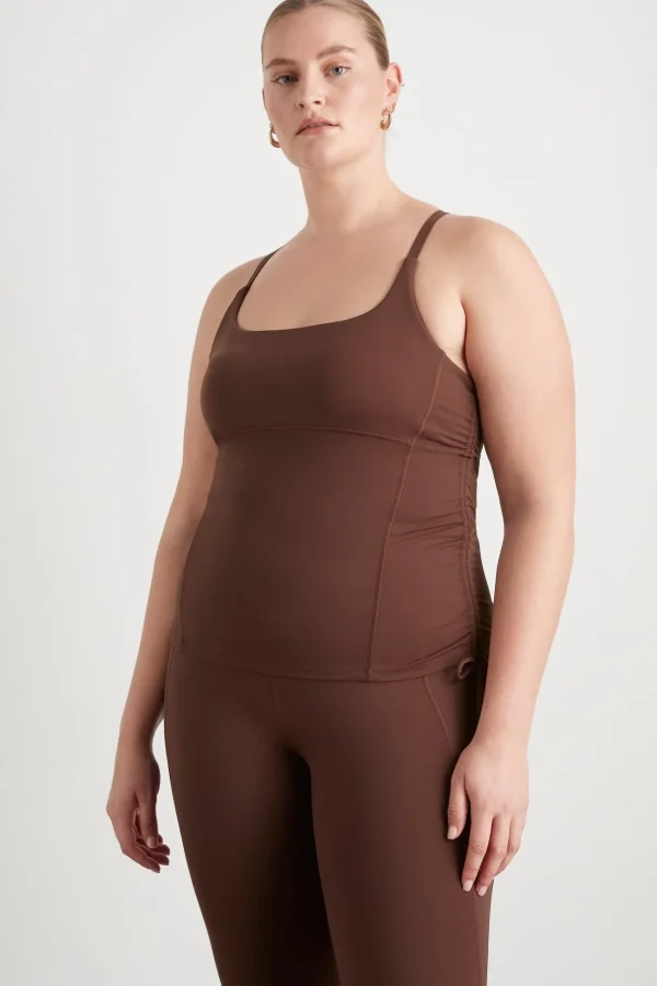 Drawcord Racerback Tank 128
