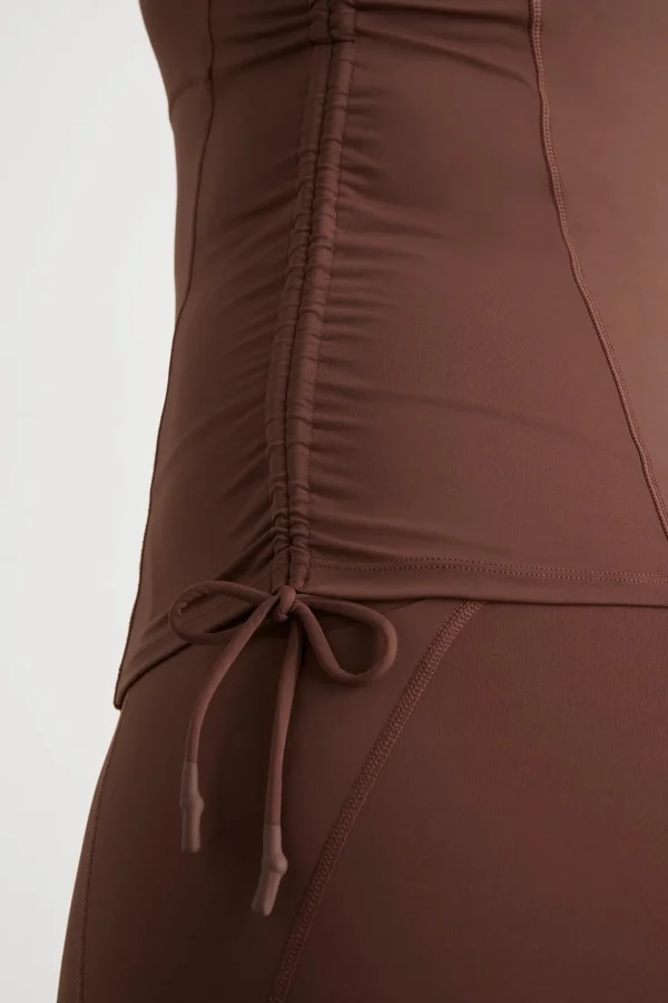 Drawcord Racerback Tank 128