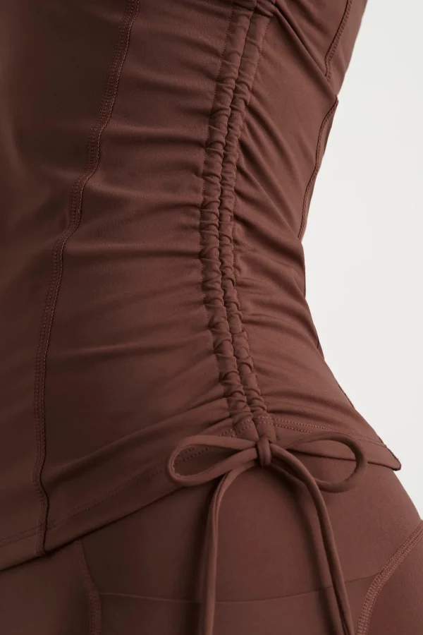 Drawcord Racerback Tank 128