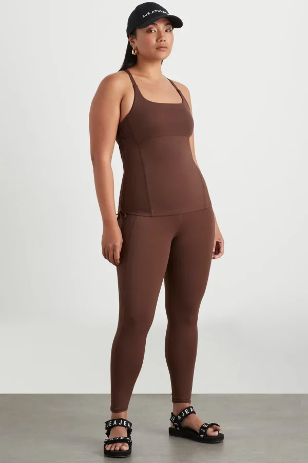 Drawcord Racerback Tank 128
