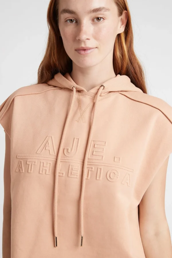 Embossed Classic Short Sleeve Cropped Hoodie 402