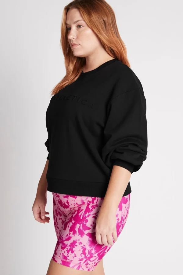 Embossed Signature Logo Crew Jumper 414