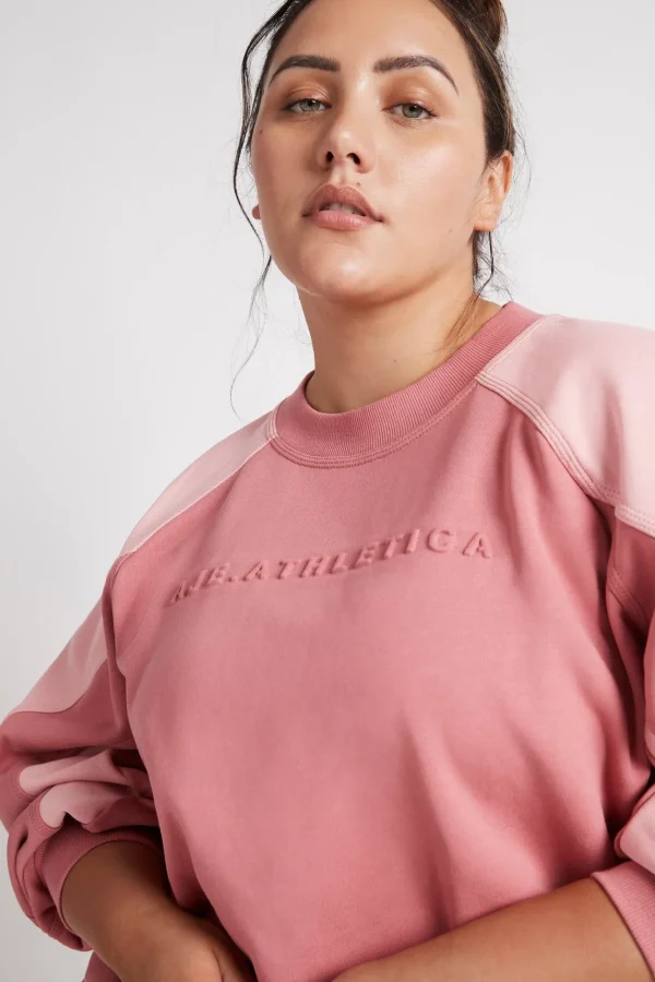 Embossed Signature Logo Crew Jumper 410