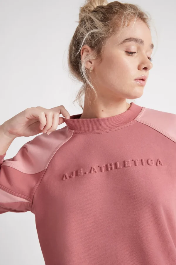 Embossed Signature Logo Crew Jumper 410