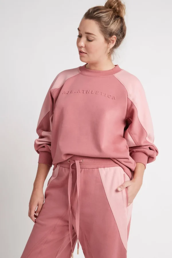 Embossed Signature Logo Crew Jumper 410