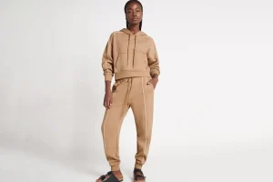 Fleece Contrast Piping Trackpants 504