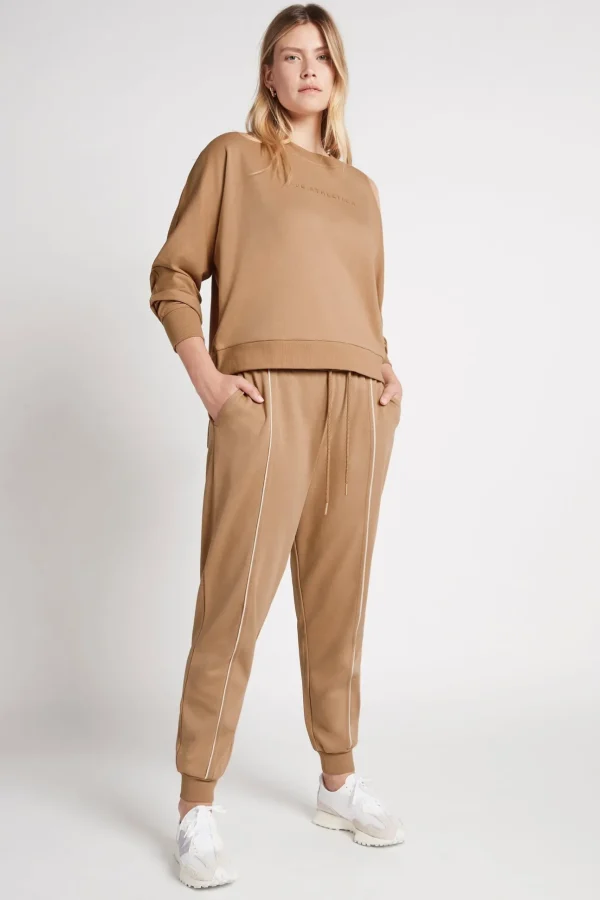 Fleece Contrast Piping Trackpants 504