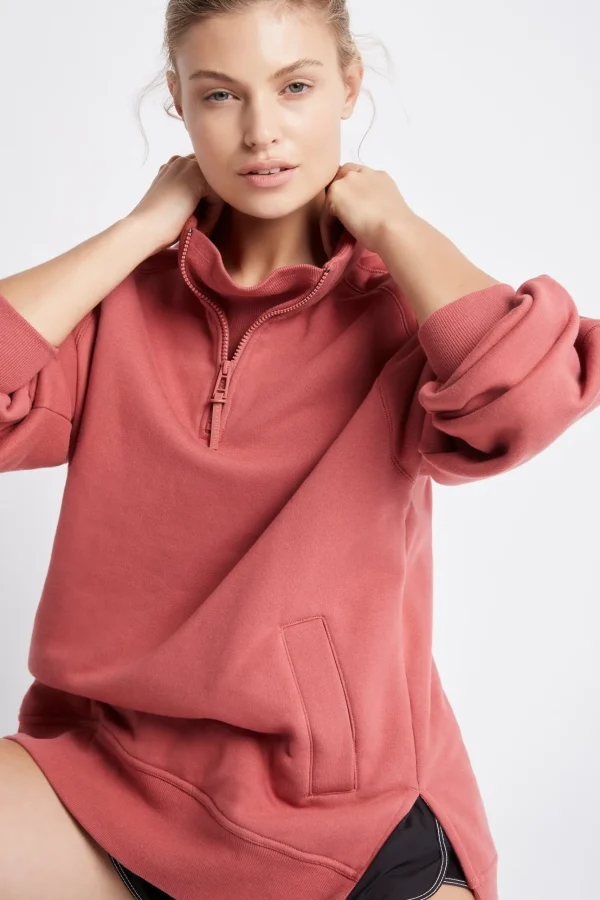 Funnel Neck Fleece Jumper 004