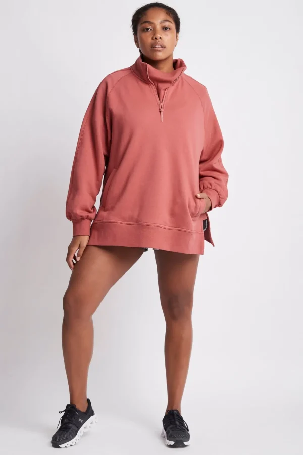 Funnel Neck Fleece Jumper 004