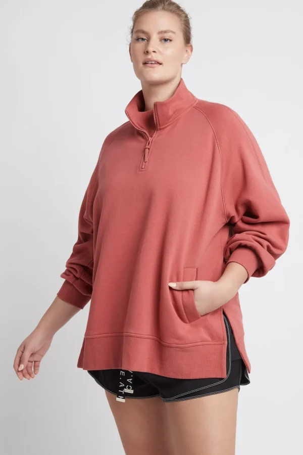 Funnel Neck Fleece Jumper 004
