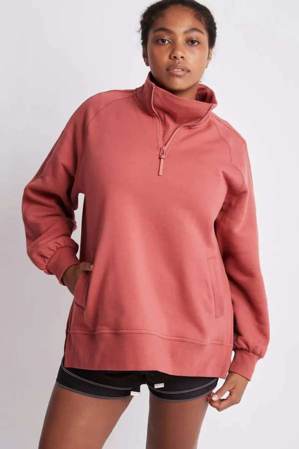 Funnel Neck Fleece Jumper 004