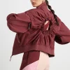 Gathered Cut Out Jacket 737