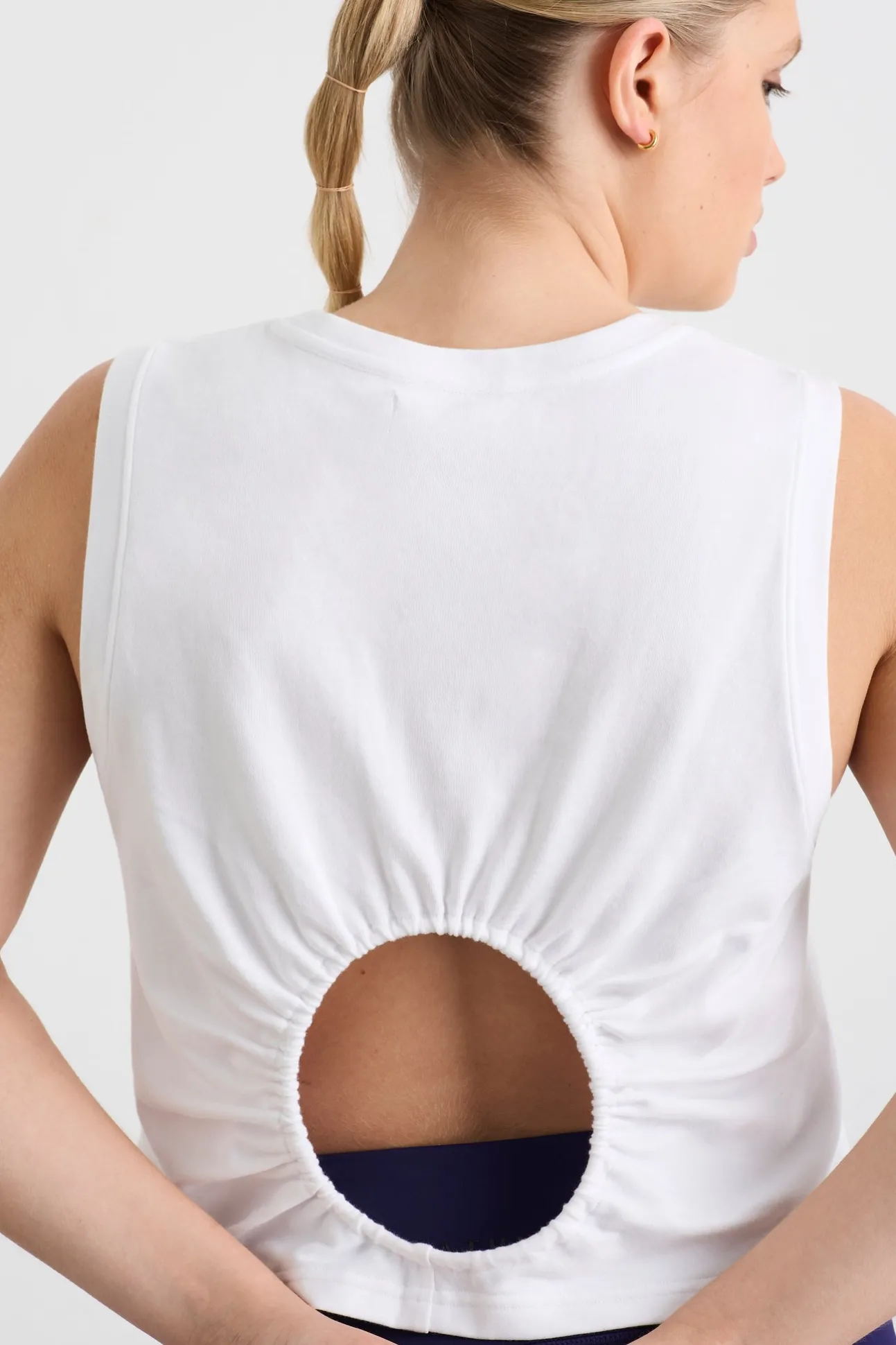 gathered_keyhole_crop_tan_6.webp Gathered Keyhole Crop Tank 145