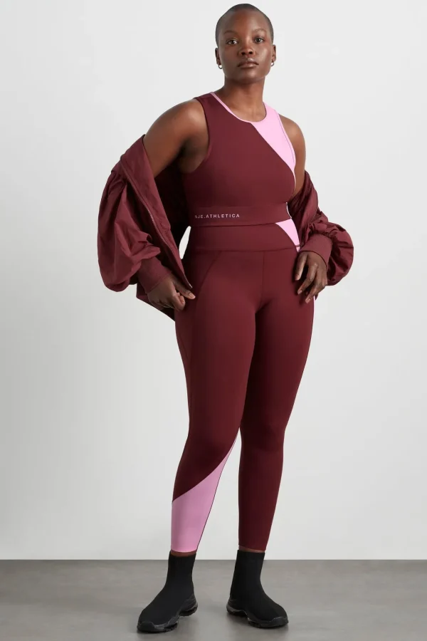 High Rise Colour Block 7/8 Legging 226