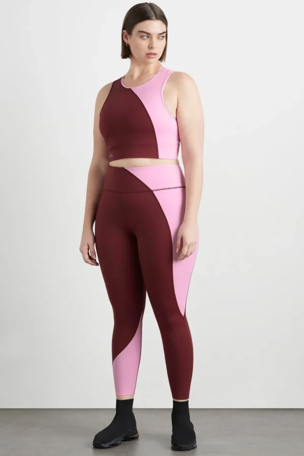 High Rise Colour Block 7/8 Legging 226