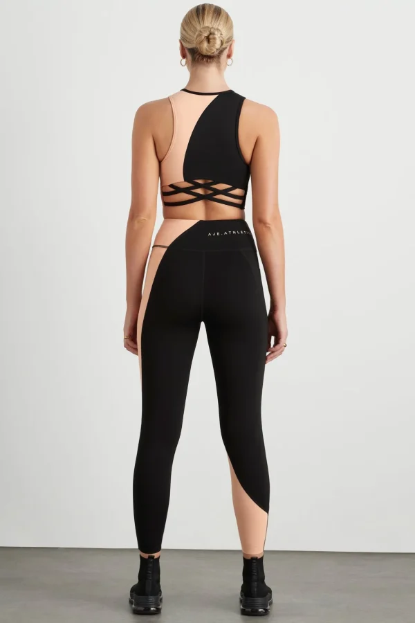High Rise Colour Block 7/8 Legging 226