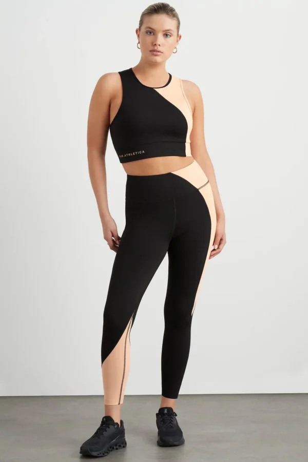High Rise Colour Block 7/8 Legging 226