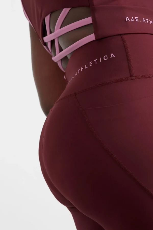 High Rise Colour Block 7/8 Legging 226