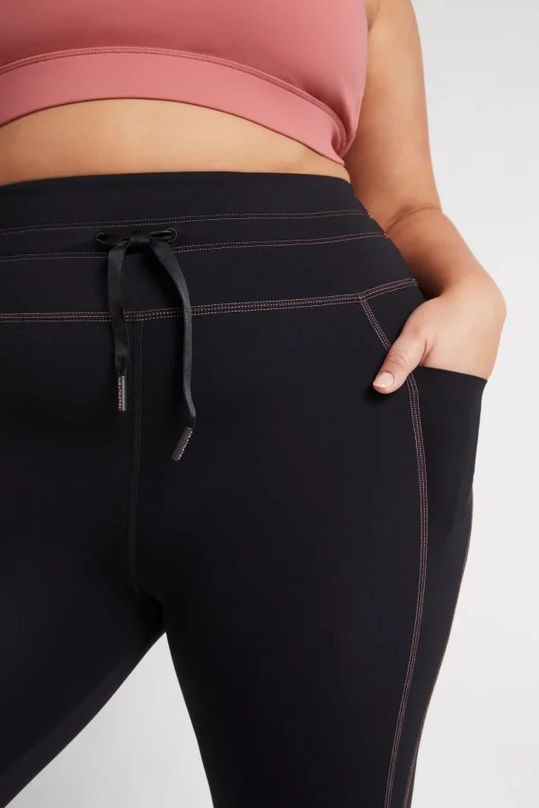 High Rise Contrast 3/4 Leggings 207
