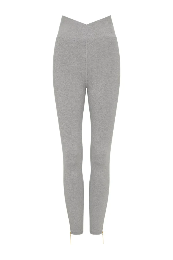 High Rise Crossover 7/8 Zip Legging 214