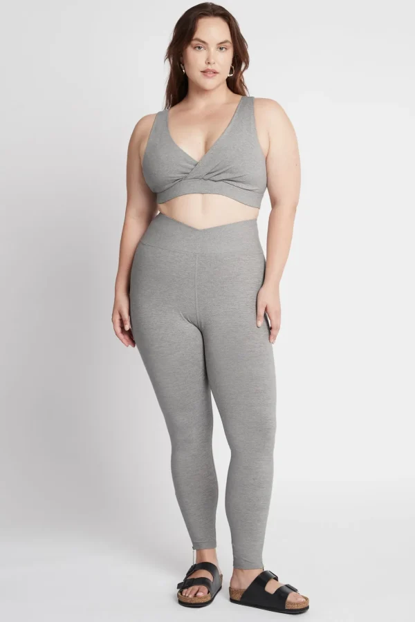 High Rise Crossover 7/8 Zip Legging 214