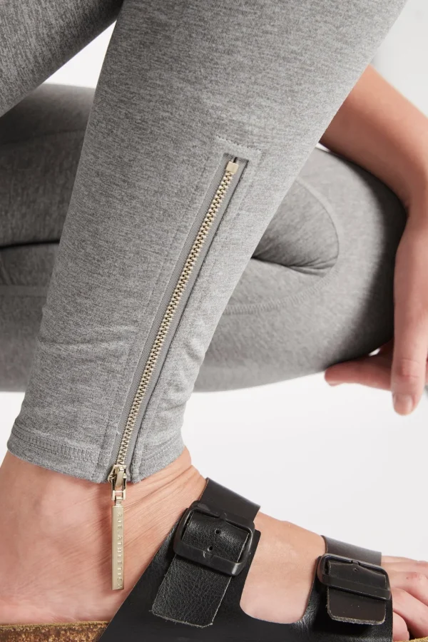 High Rise Crossover 7/8 Zip Legging 214