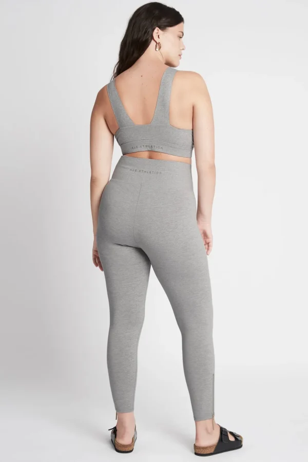 High Rise Crossover 7/8 Zip Legging 214