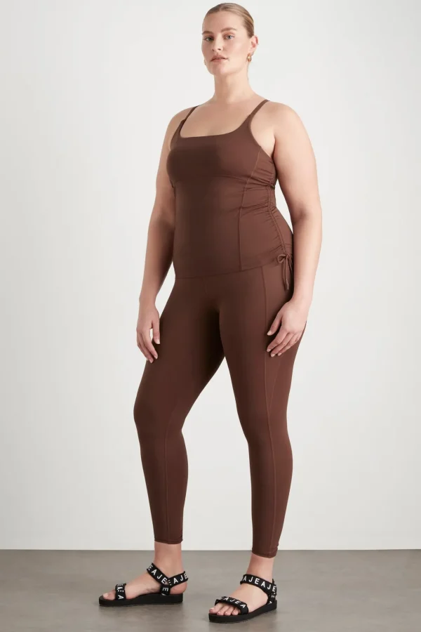 High Rise Drawstring Full Length Legging 225