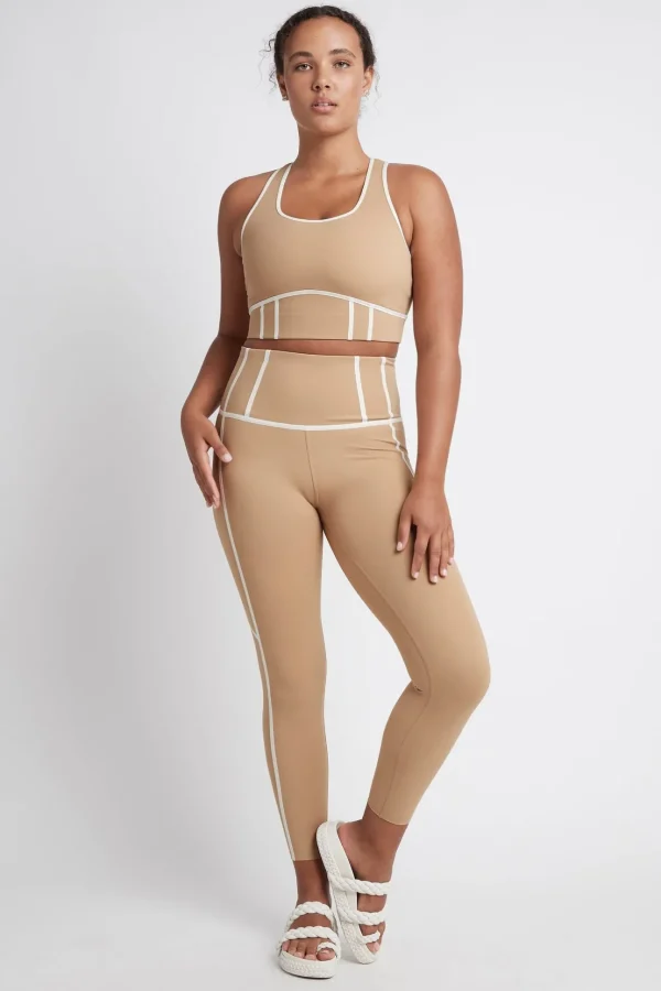 High Rise Full Length Bonded Seam Legging 209