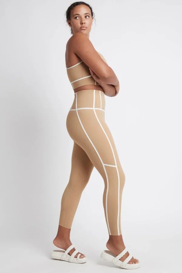 High Rise Full Length Bonded Seam Legging 209