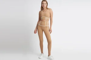 High Rise Full Length Bonded Seam Legging 209