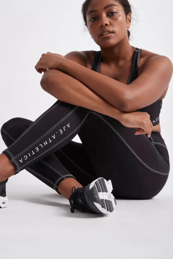 High Rise Full Length Panelled Legging 020