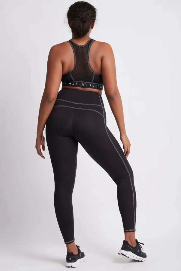 High Rise Full Length Panelled Legging 020