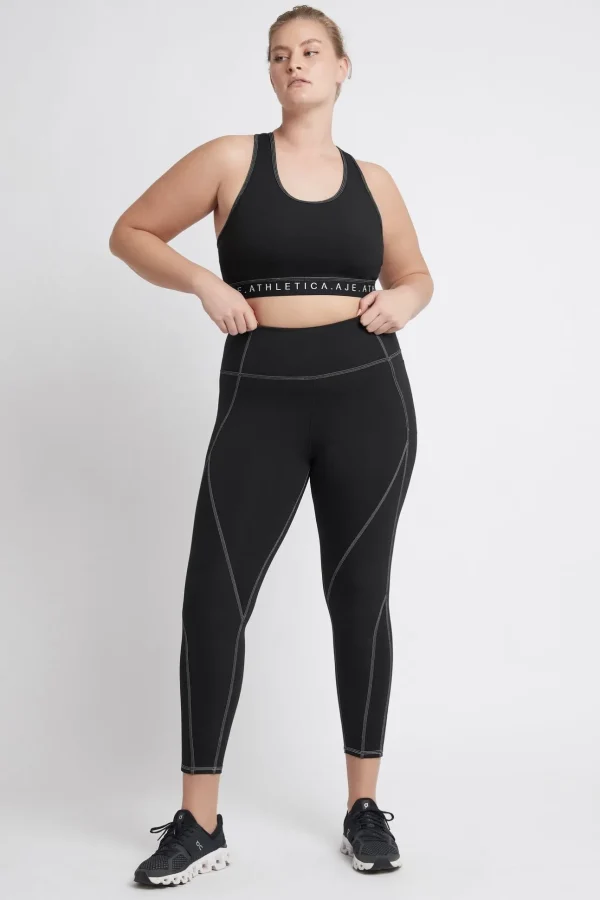 High Rise Full Length Panelled Legging 020
