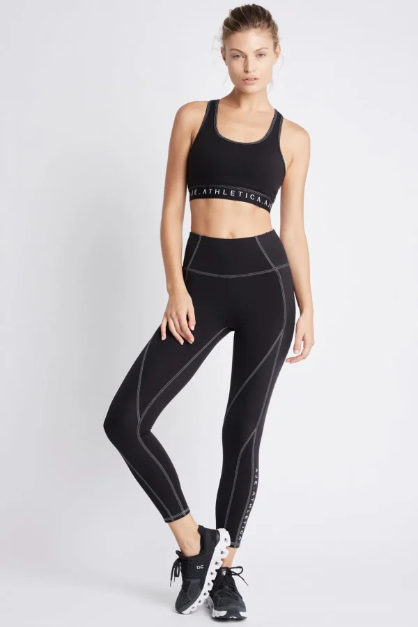 High Rise Full Length Panelled Legging 020