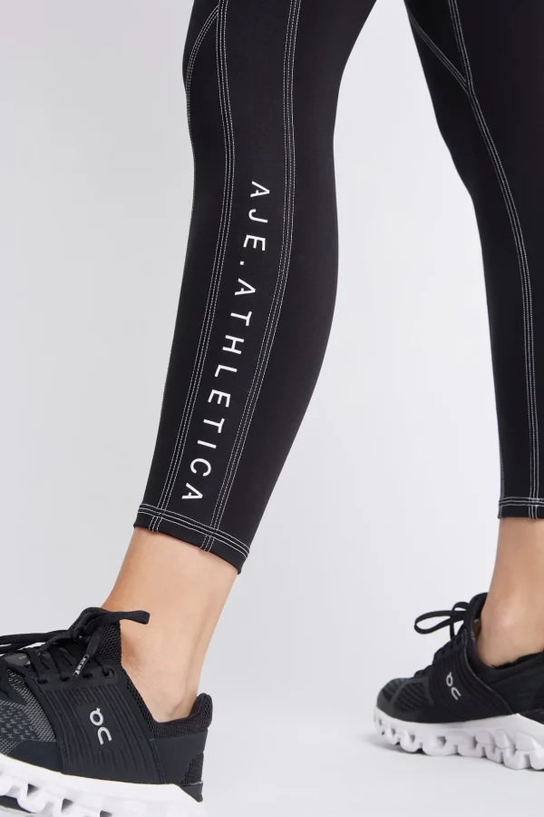 High Rise Full Length Panelled Legging 020