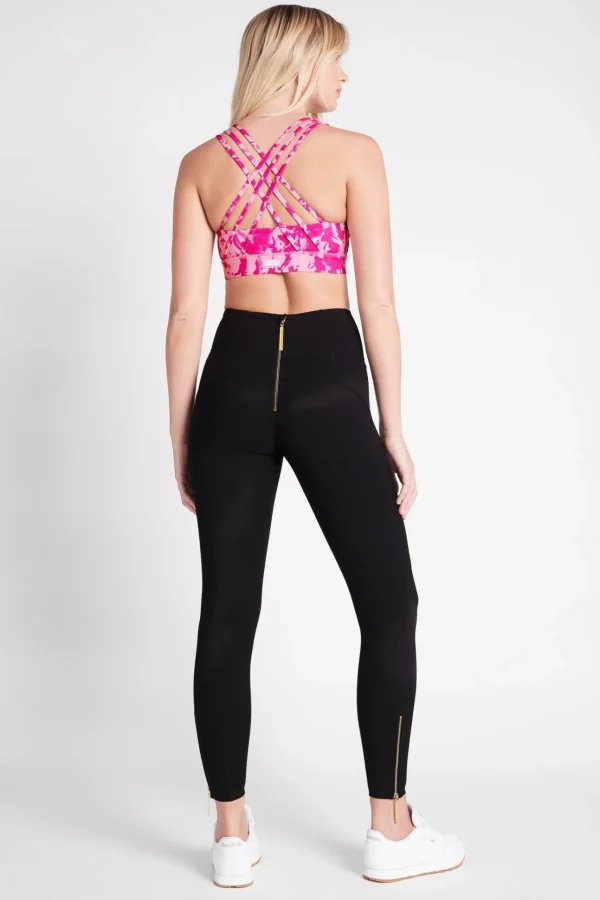 High Rise Full Length Zip Rib Legging 216